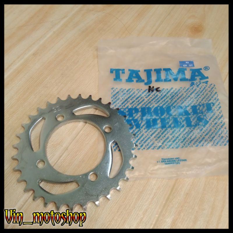 gear gir belakang 428 RX King Jupiter Z Vega R MX lama MX 135 force 1 F1 TAJIMA tersedia ukuran 28 2