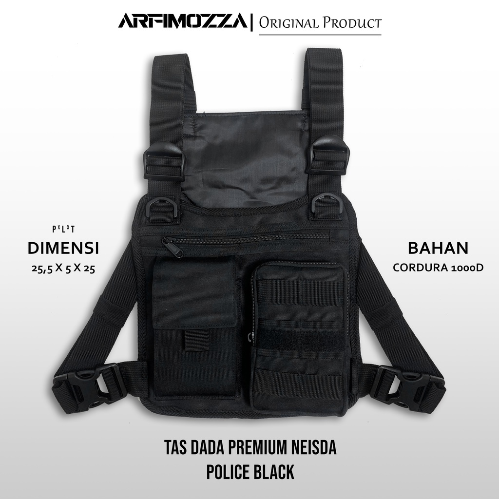 TAS DADA PRIA TACTICAL ORIGINAL NEISDA MINI CHEST BAG / CHEST RIG BAG NEISDA ORIGINAL / CHEST BAG PREMIUM ORIGINAL NEISDA