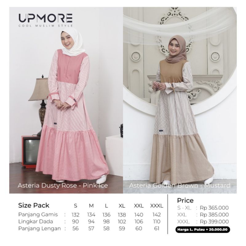 Gamis Upmore Terbaru Asteria | Gamis Remaja