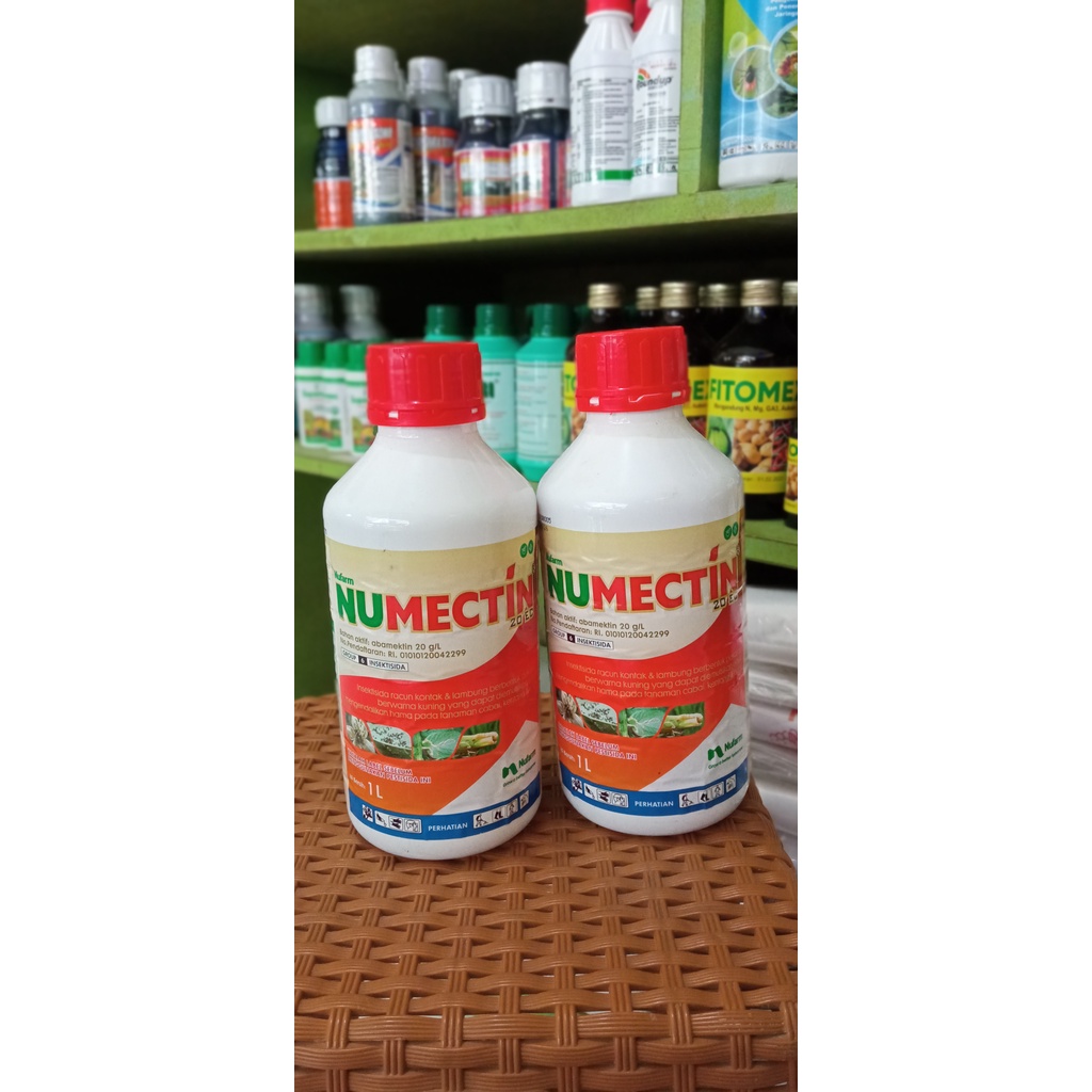 INSEKTISIDA NUMECTIN - ABAMEKTIN 20 EC Bening 1 Liter