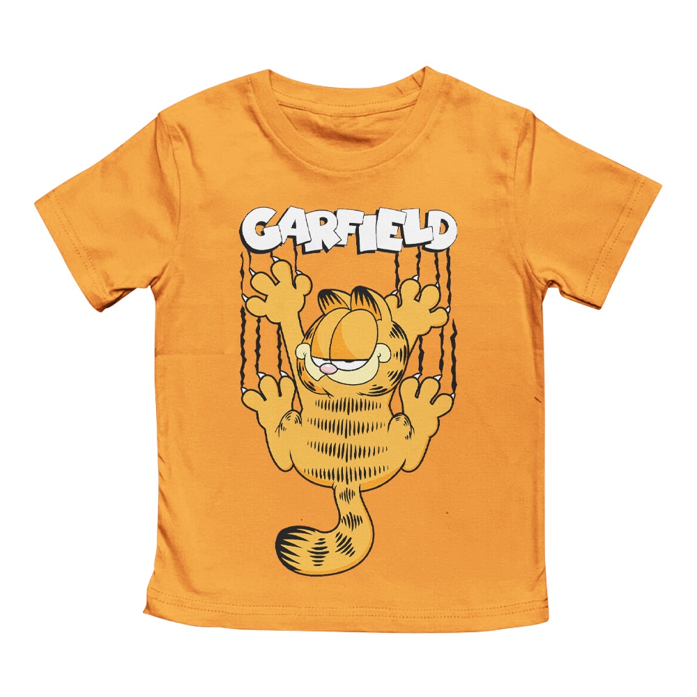 Kaos Anak Laki-laki dan Perempuan Unisex 1-12 Tahun Cartoon Series Garfil