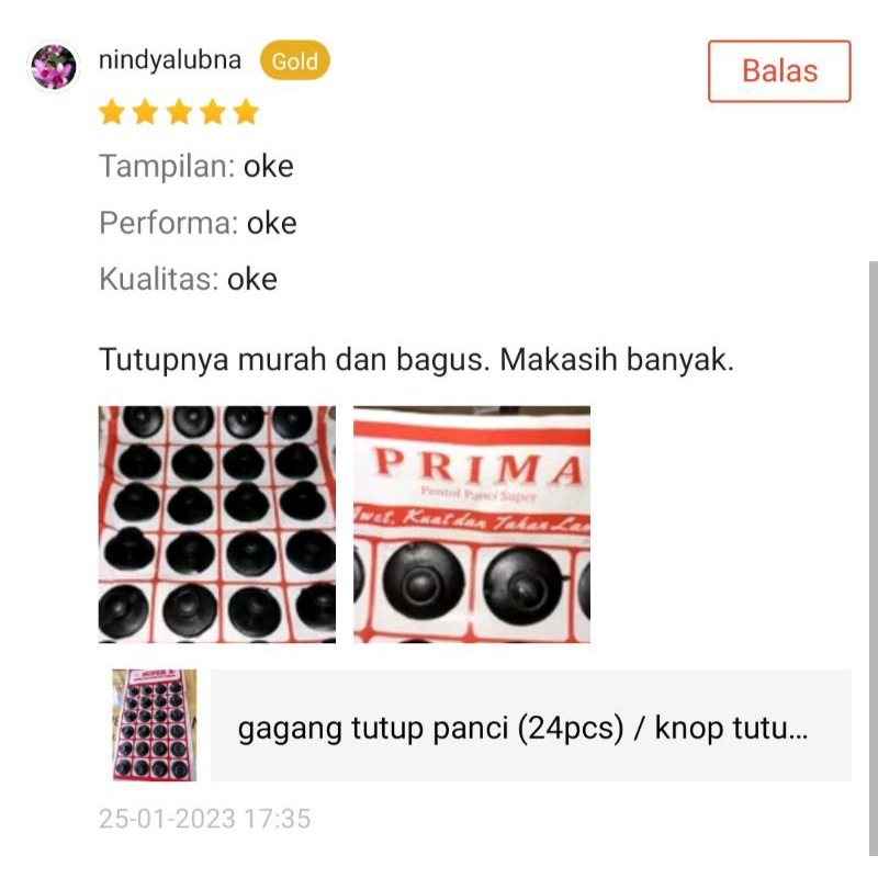 (24pc)Gagang Knop Pegangan Tutup Panci/Alat Dapur Murah