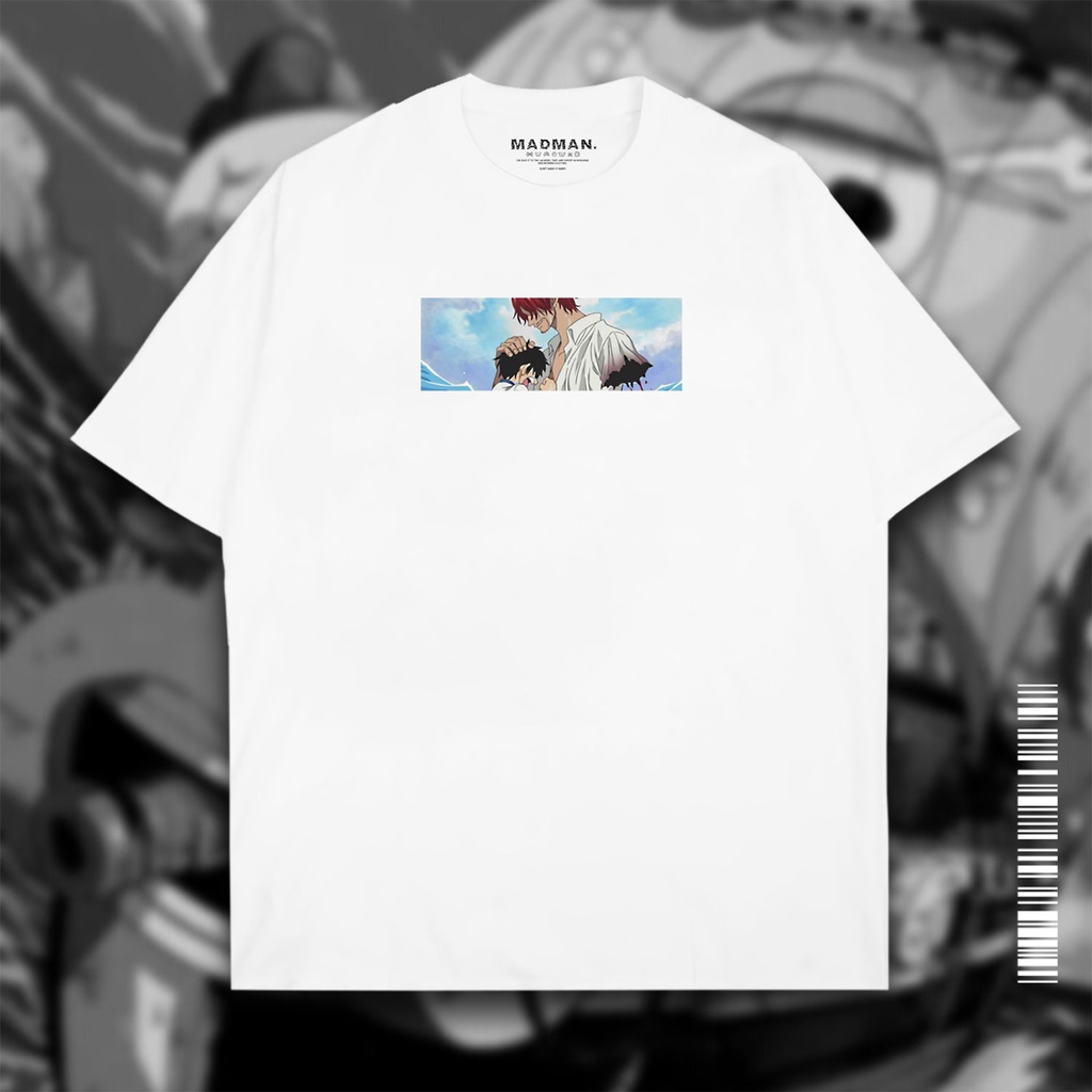 MADMAN Kaos Oversize One Piece Episode of Luffy Hand Island No Bouken | Kaos Anime | PO 46