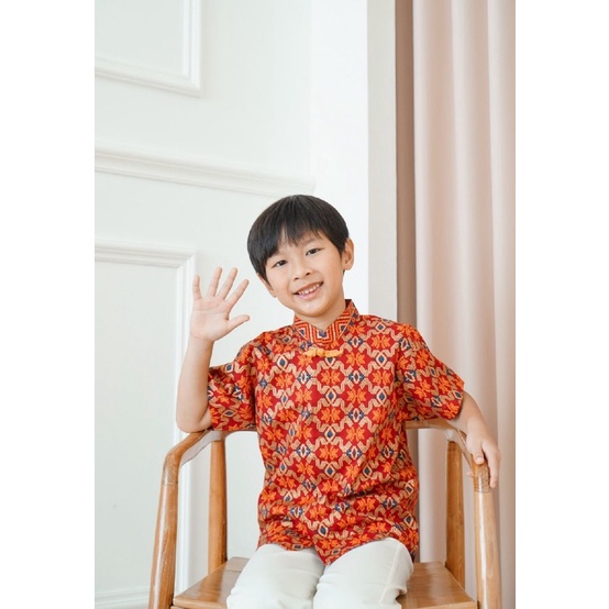 KIDDY AND KIDDO & kiddyandkiddo BAJU IMLEK ANAK LAKI LAKI / CHEONGSAM ANAK LAKI LAKI / ATASAN CHEONG