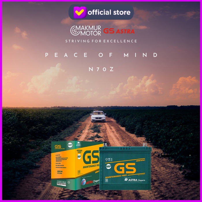 Aki Mobil Kering GS MF N70Z