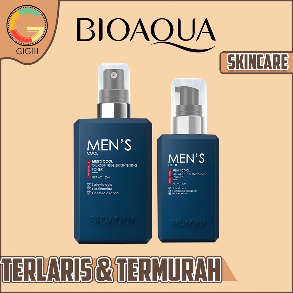 Jual BIOAQUA MEN FACE OIL CONTROL SERIES ( ESSENCE OIL CONTROL / TONER