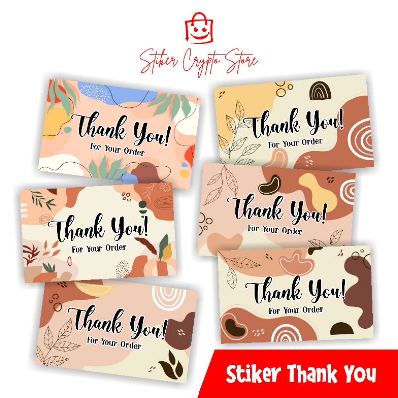 

Stiker Thank You Kartu Thank You