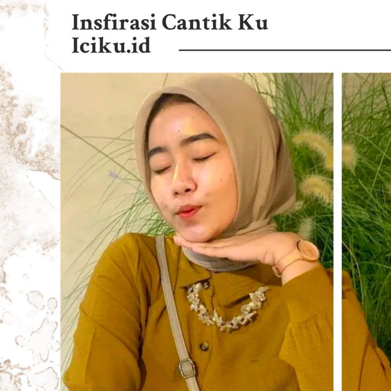 Kalung Panjang Kalung Jilbab Kalung Hijab Necklace Bunga Manik-Manik