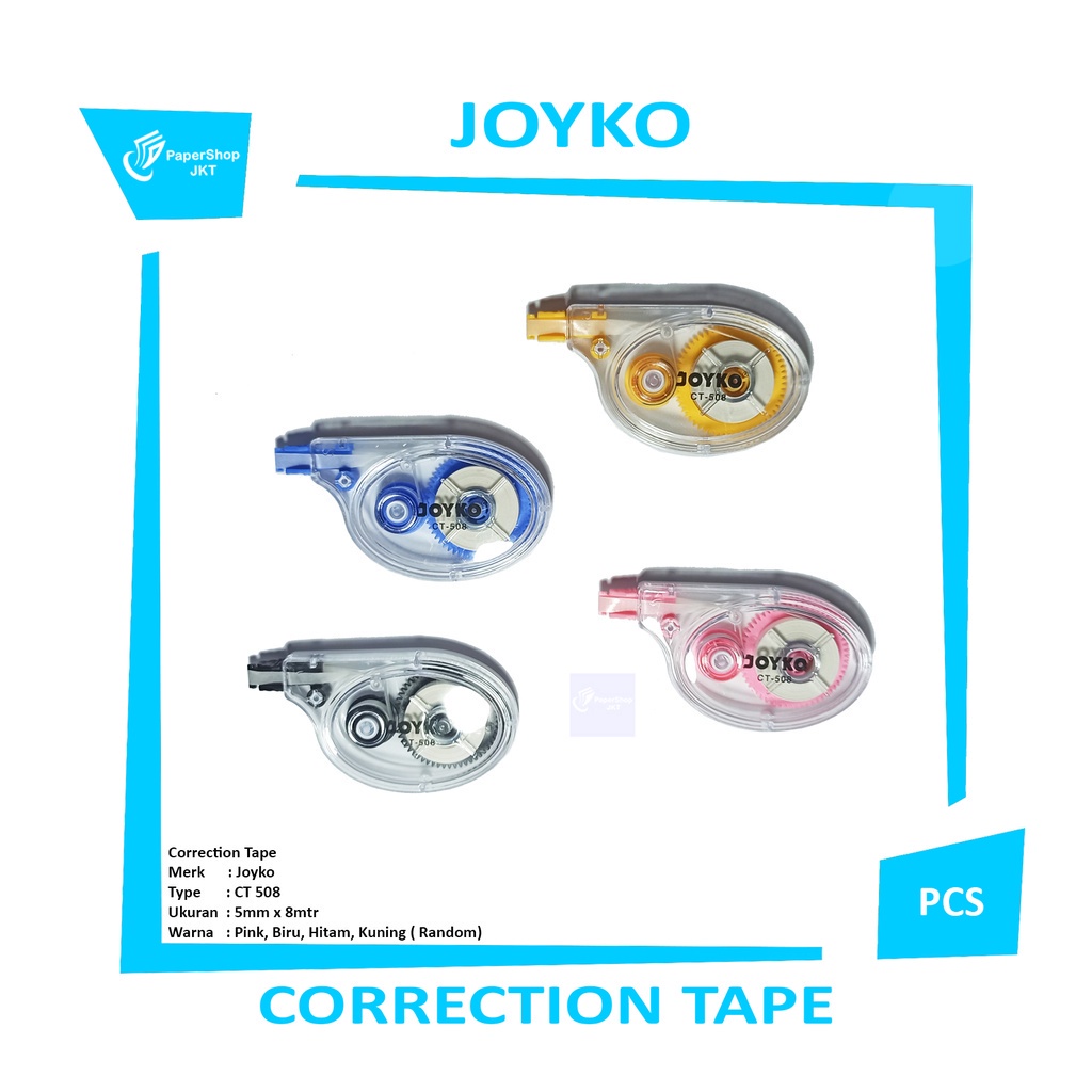 

JOYKO- Correction Tape CT-508 - Pcs
