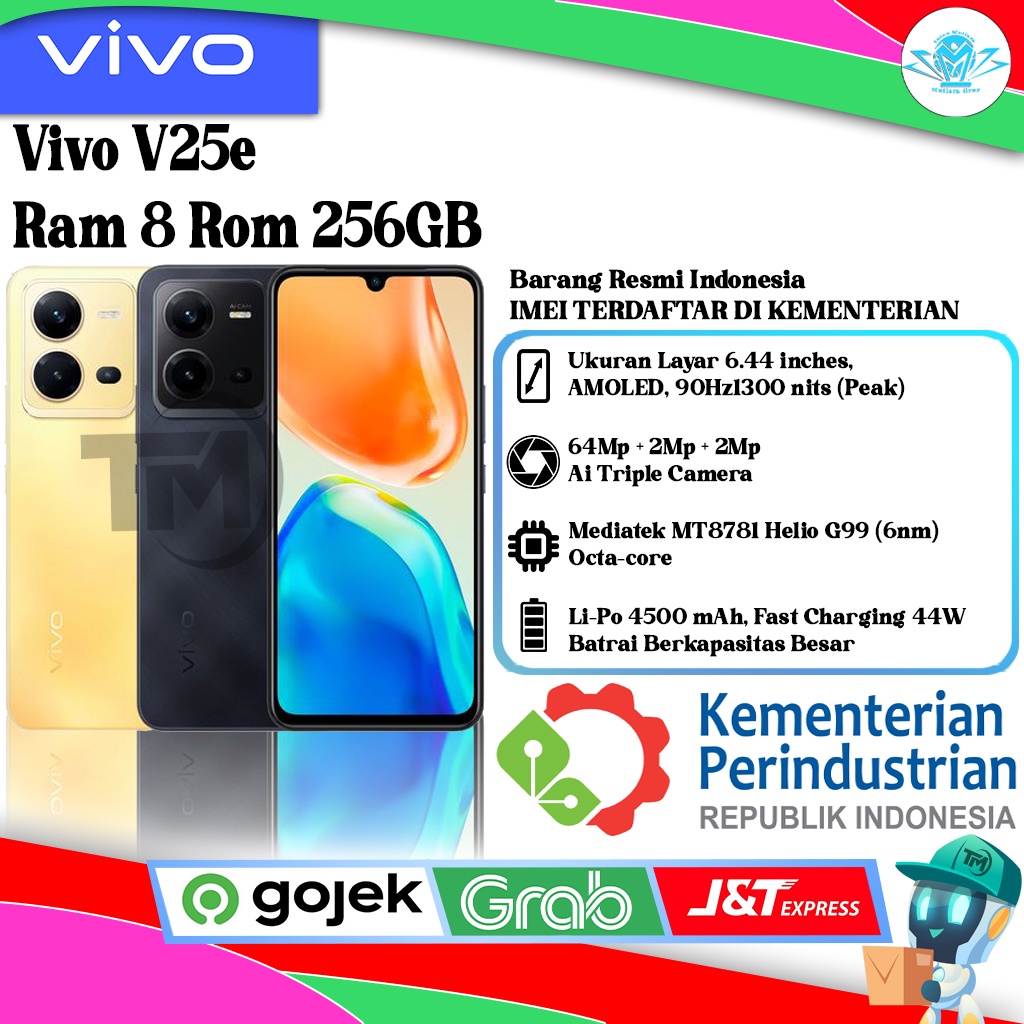 Vivo V25E Ram 8 Rom 256GB
