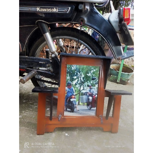 kapstok antik kuno kayu jati tua