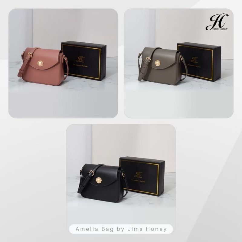 TASJIMSHONEY AMELIA BAG TAS KLASIK RINGAN EXKLUSIVEBOX