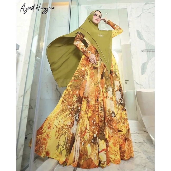 Gamis syari original premium by agoest hanggono - gamis syari agoest hanggono