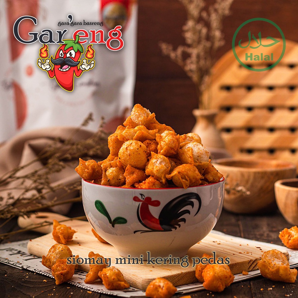 

Siomay Mini Kering Pedas Daun Jeruk 500 gram
