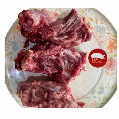 

Babi Berkat - Liongkut Liungkut Tulang Ekor Babi - Tulang Daging Bone Tail - Daging Babi fresh Segar Berkualitas CUK NYUK Pig Pork Surabaya 500gr