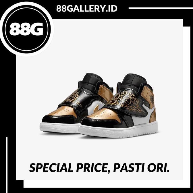 Sky Jordan Gold Toe / Air Jordan Kids 100% Original