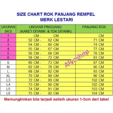 Rok Sekolah Panjang Rempel Putih | Rok panjang Rempel Putih Merk Lestari