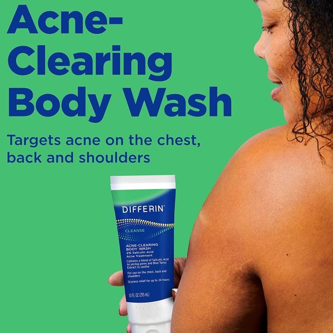 Jual Differin Body Scrub Salicylic Acid Acne Clearing Cleanser Wash