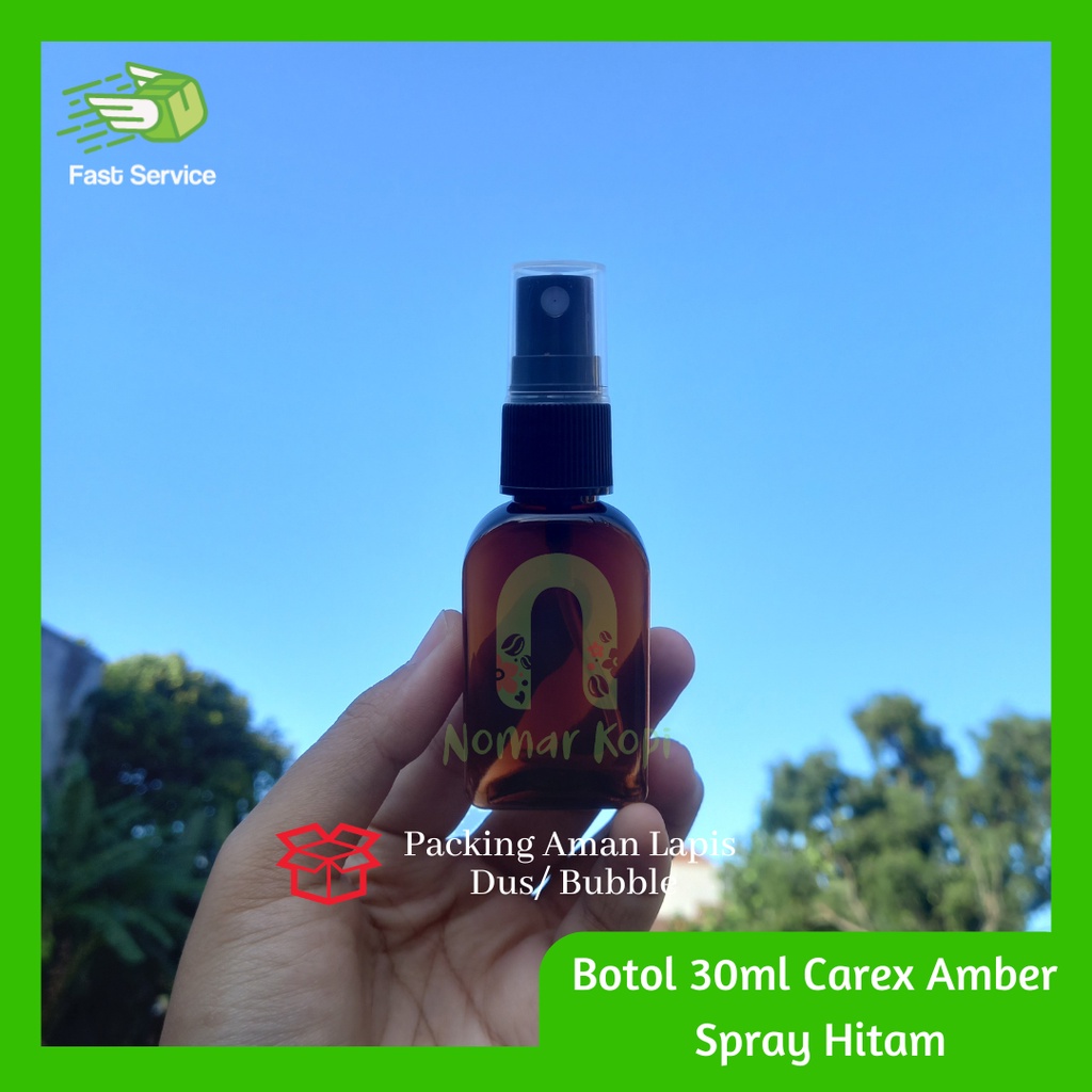 BOTOL AMBER 60ML SPRAY PET TEBAL PET TEBAL HANDSANITIZER PARFUME KOSMETIK