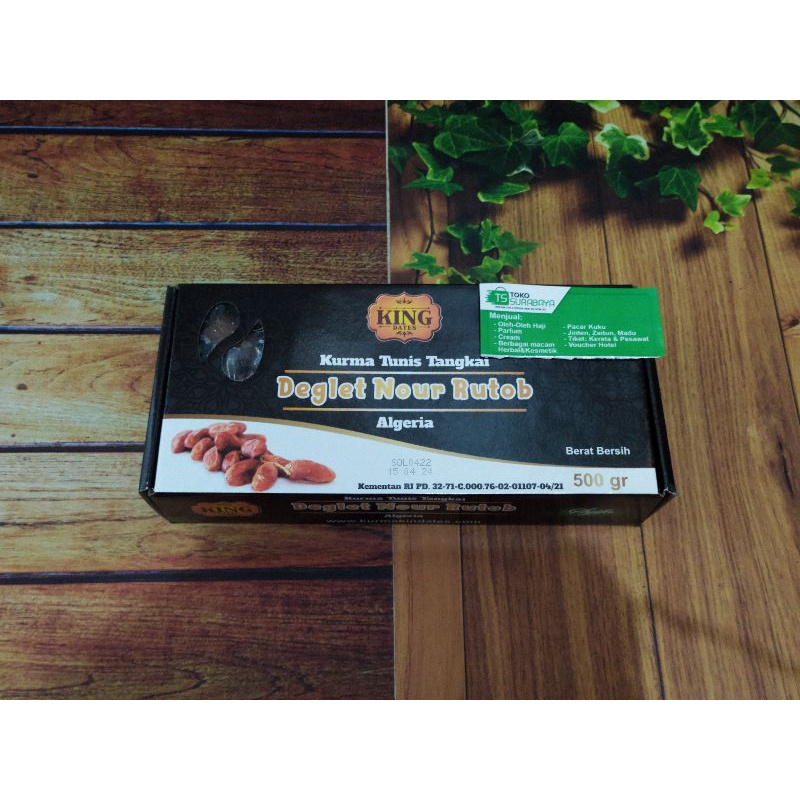 

Kurma Tangkai Tunisia 500gr Deglet Nour Rutob Algeria