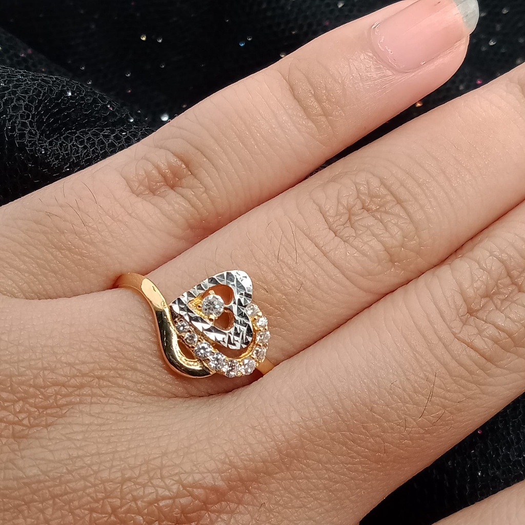 Cincin emas 17k - 1.85 gr kadar 750 - 4112