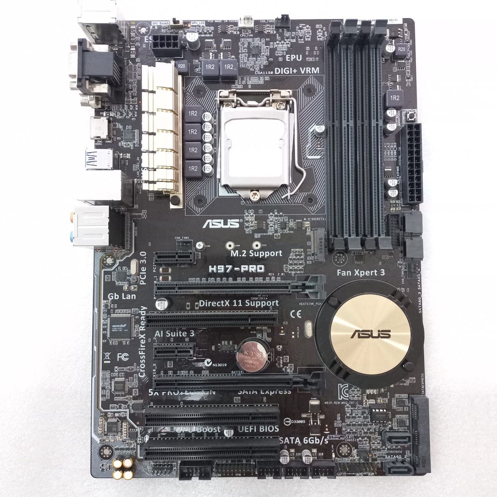 MAINBOARD ASUS H97-PRO LGA 1150 4 SLOT RAM MOTHERBOARD ASUS H97 PRO