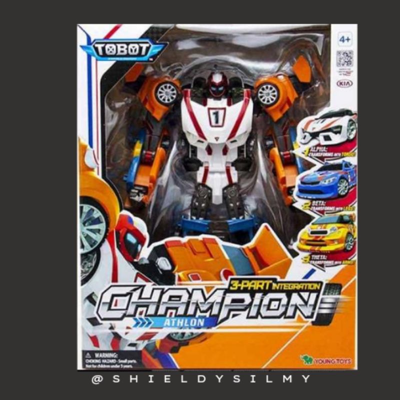 TOBOT ATHLON CHAMPION JUMBO YOUNGTOYS ORIGINAL