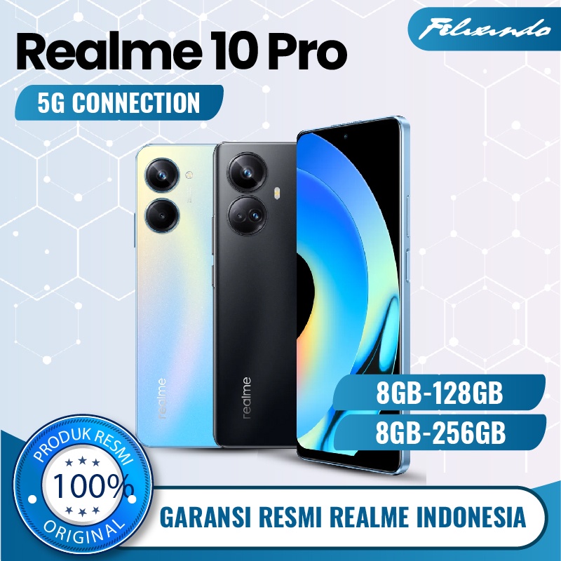 Realme 10 Pro Plus 5G 8/128 8/256 12/256 RAM 8 12 ROM 128 256 GB 8GB 128GB 256GB HP Smartphone Andro