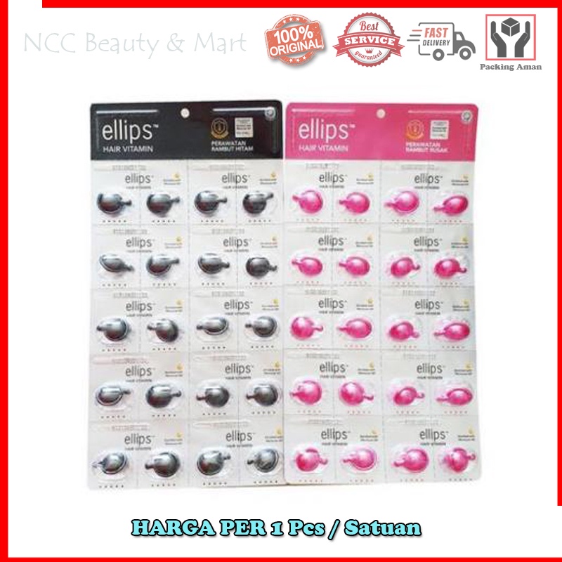 [SATUAN] * NCC * Ellips Hair Vitamin Original - Per 1 Pcs