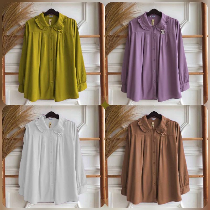 RIA SHIRT BLOUSE CRINKLE AIRFLOW