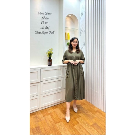 Daster premium polos / Viona Dress Motif/ Daster Rayon