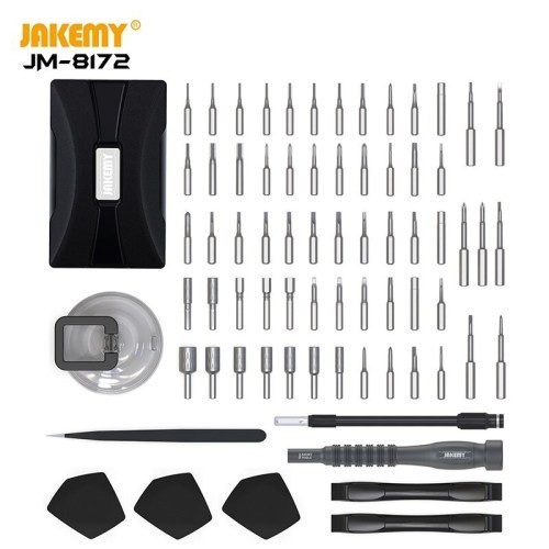 JM-8172  OBENG SET 73 IN 1 PORTALE SCREWDRIVER MULTIFUNGSI JAKEMY