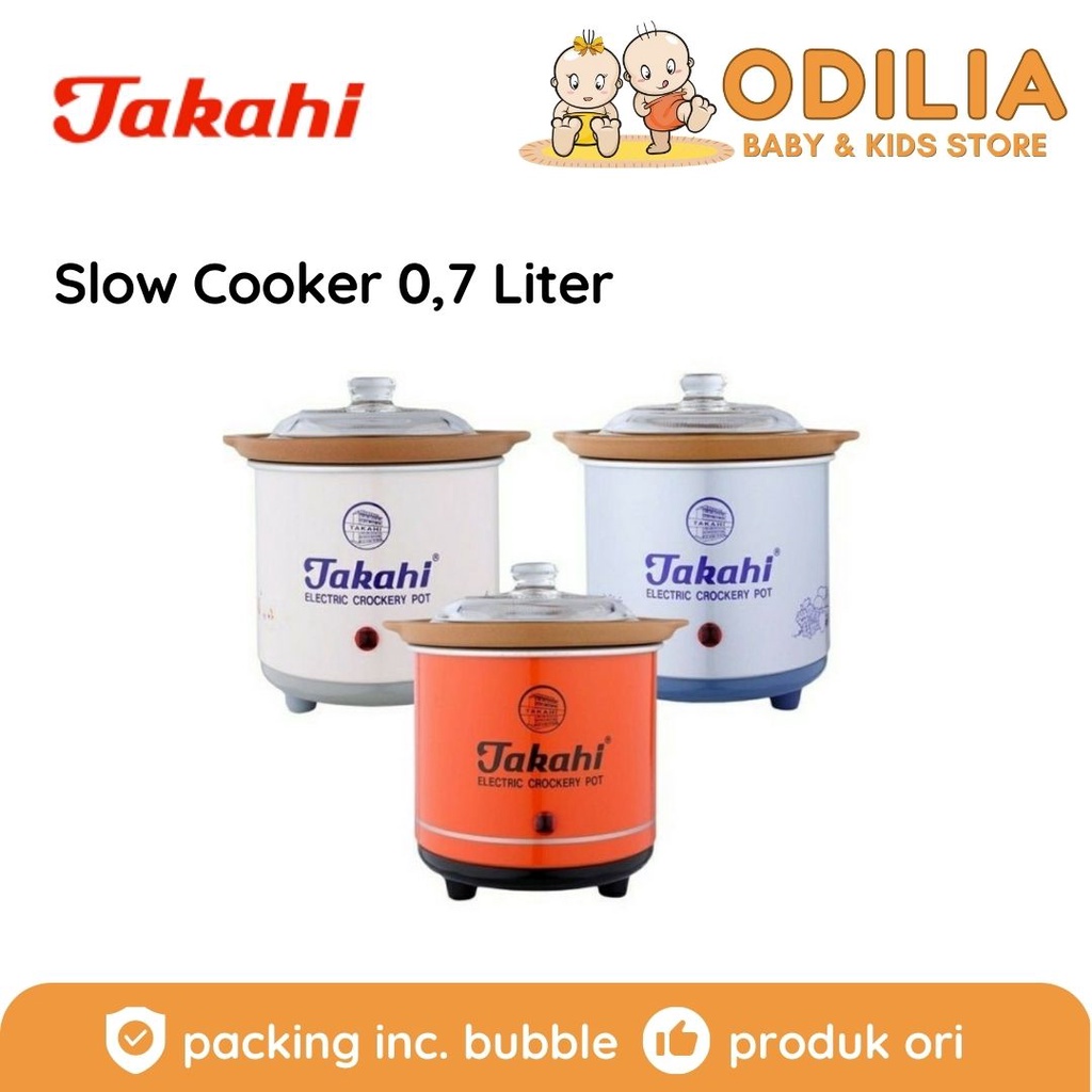 Takahi Slow Cooker Crockery Pot 0.7 Liter