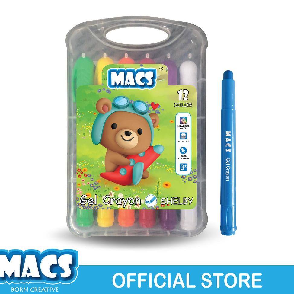 

✨STAR✨ MACS Gel Crayon 12 Warna Colors gas !!