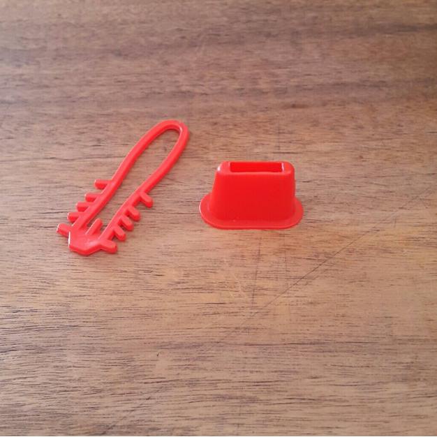 

PROMO[KP8]-Hanger polynet merah (Isi 500 Set)