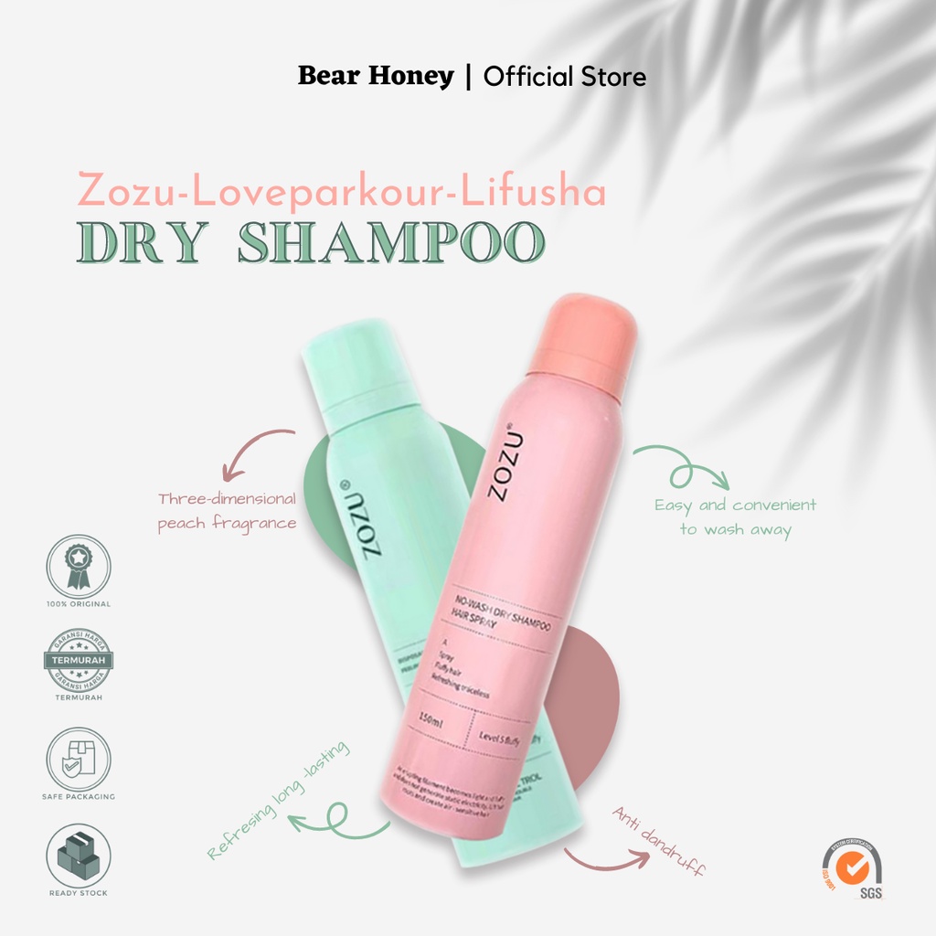 BPOM ZOZU DRY SHAMPOO VIRAL Dry Shampoo Semprotan Rambut Kering Hair Spray Fluffy Hair Semprotan Rambut Anti Lepek Termurah