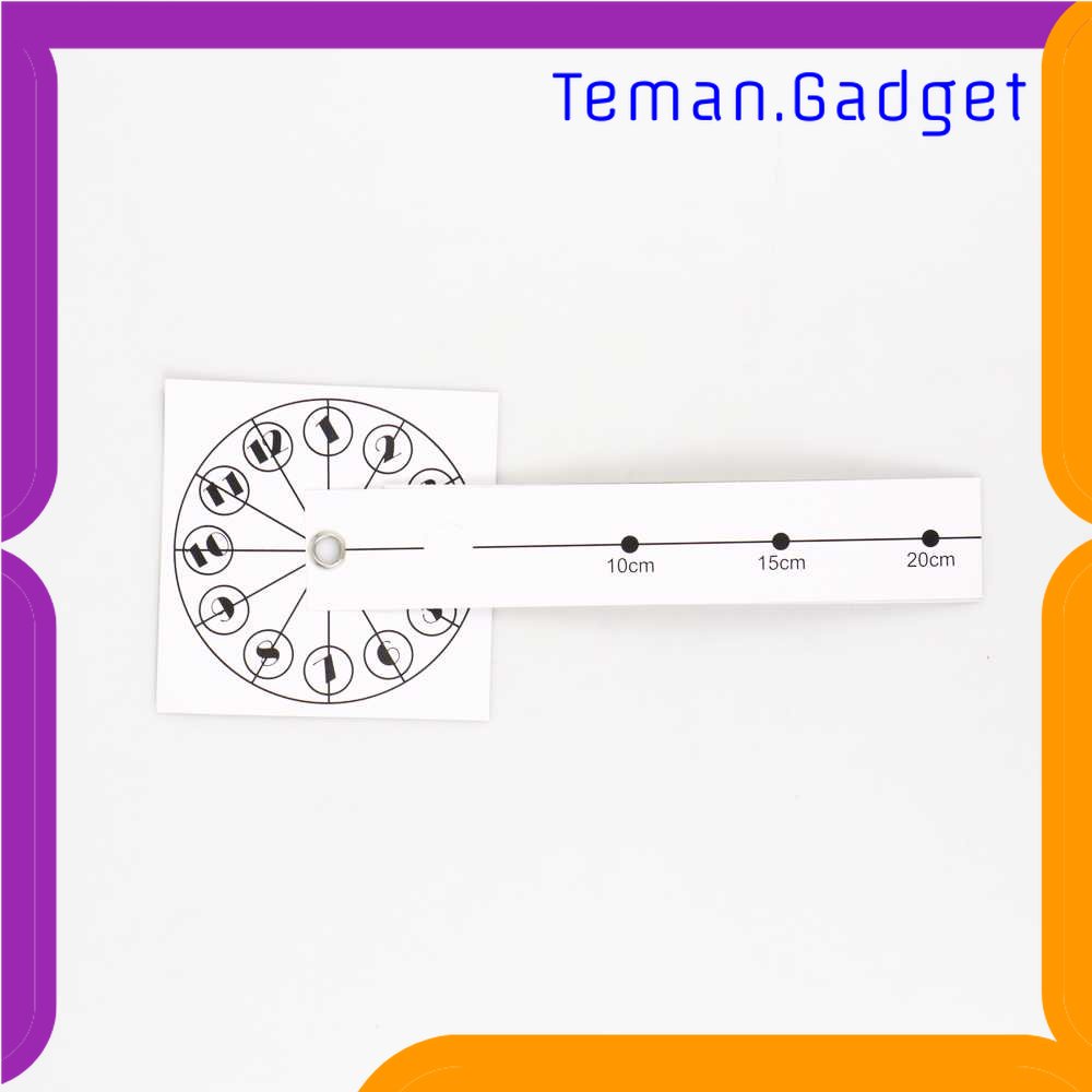 TG-PJM Taffware Jam Dinding Besar DIY Giant Glow in The Dark 80-130cm - JM-08