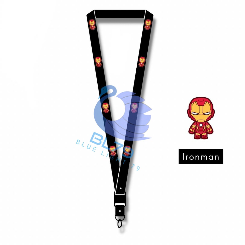 

TALI Lanyard IRONMAN CARTOON MARVEL GANTUNGAN KUNCI MARVEL STUDIOS / SUPER HERO AVENGERS TALI LANYARD GANTUNGAN LEHER ID CARD NAME TAG HP / HANDPHONE BEST SELLER COD