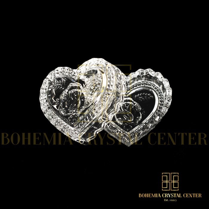 

✨READY✨ -Box Perhiasan Love Bohemia Crystal berlian emas hamper kado valentine - 10 x 10 x 3 cm- 1.1.23