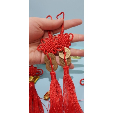 tassel hangtag Imlek sin cia gantungan hampers / parcel / hiasan pohon mei hua (satuan)