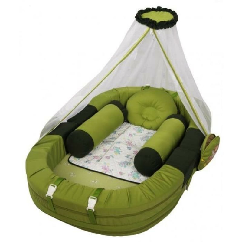𝙋𝙧𝙚𝙡𝙤𝙫𝙚𝙙 Kasur Bayi Kelambu Twin Sofa Dialogue Matras Baby Nest