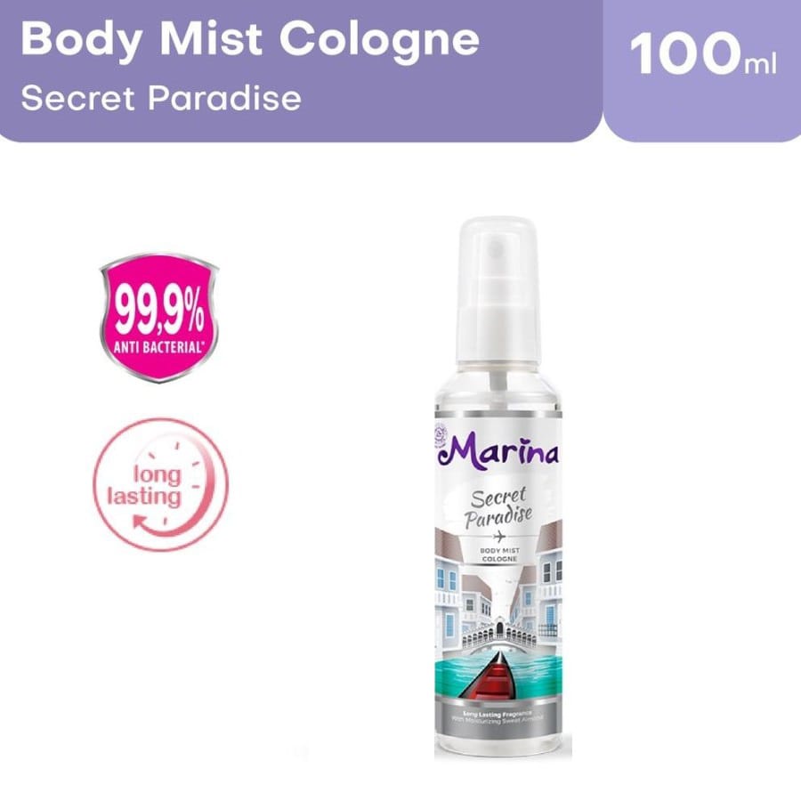 Marina Hair &amp; Body Mist Cologne - 100ml Kosmetik Arjuna