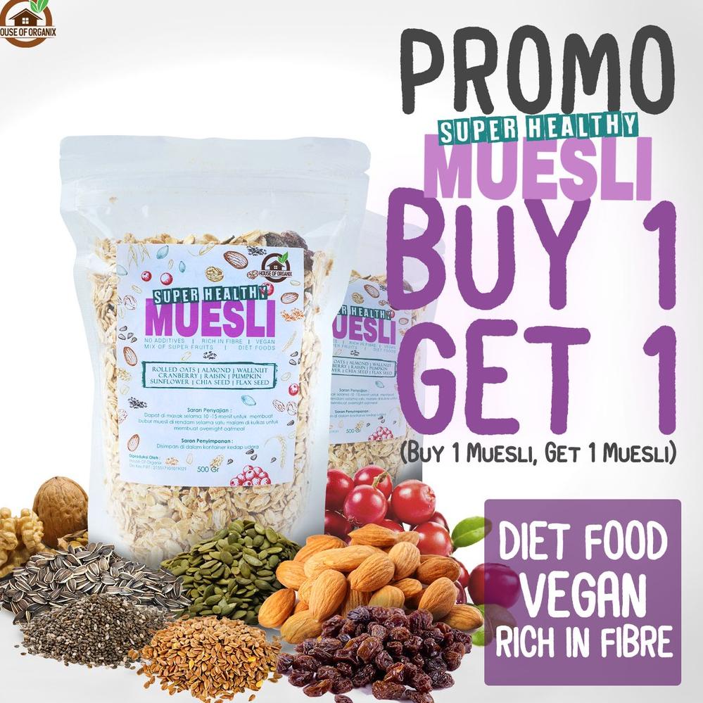 

Mgp73 Buy 1 Get 1 Super Healthy Muesli 250 Gr Jual Murah
