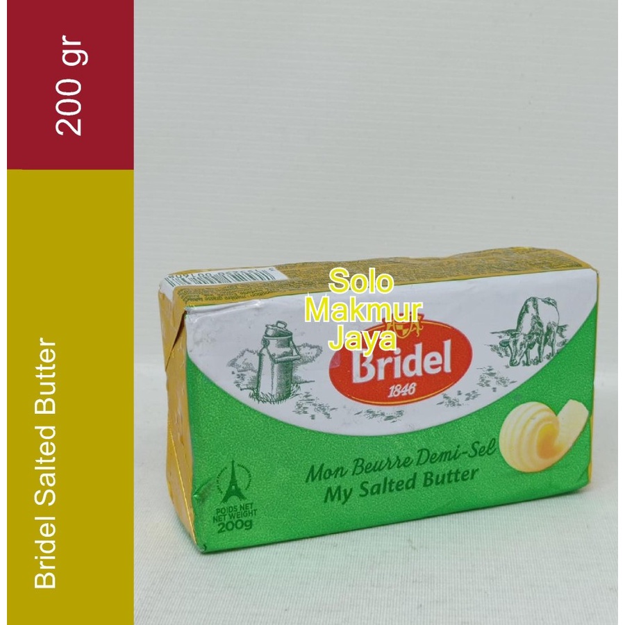 

Mentega Bridel Salted Butter 200 gr Mentega Bridel My Salted Butter 200gr