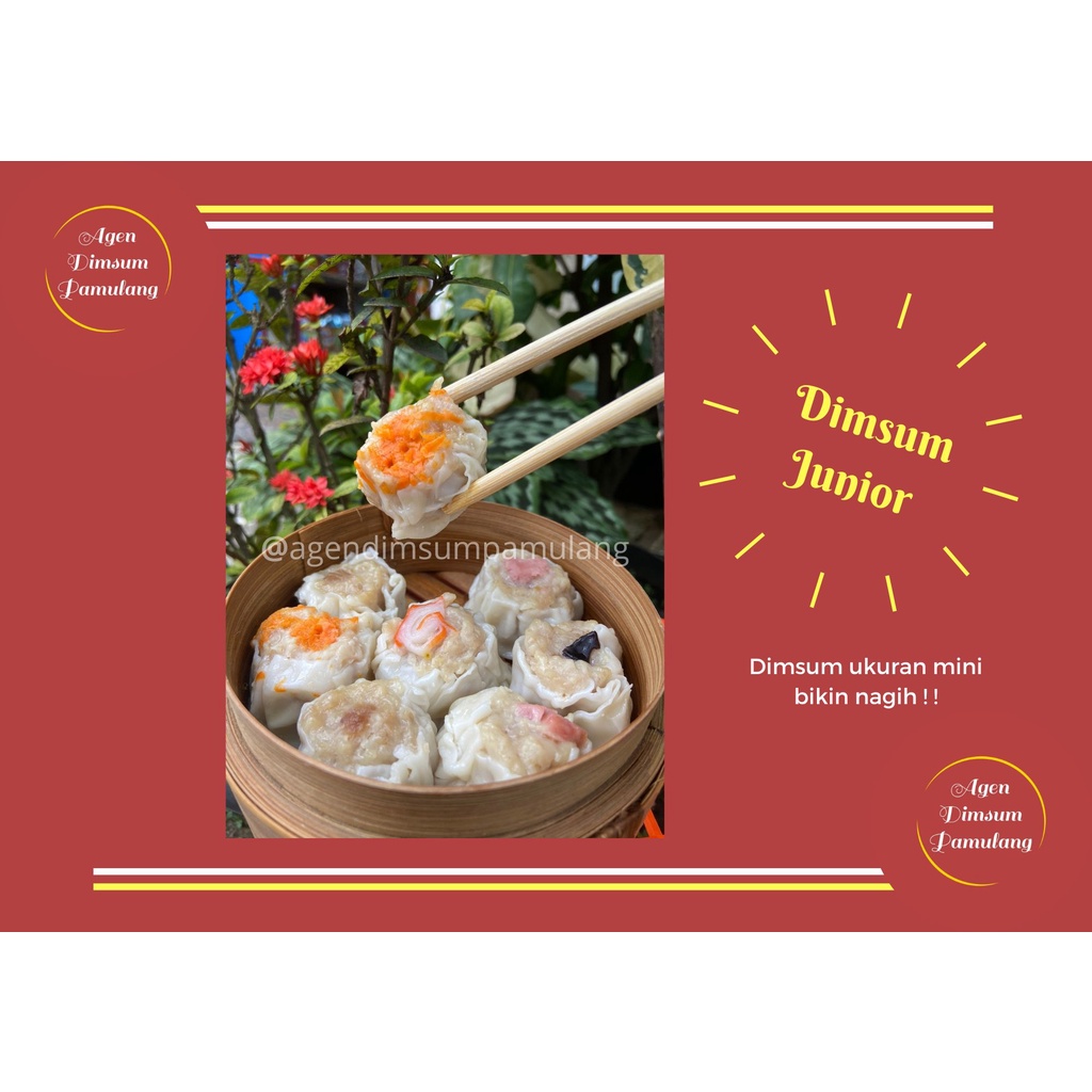 

Dimsum Mix Junior Mini 25 Pcs dan 50 Pcs