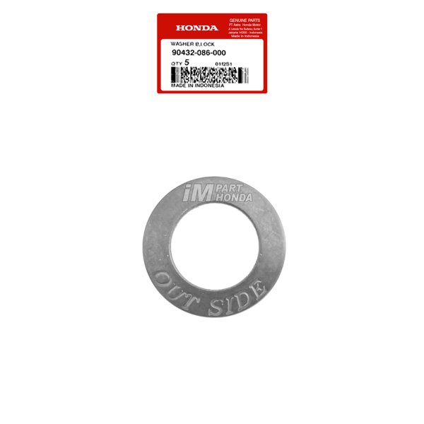90432-086-000 Ring Rumah Kopling Washer B Lock Grand Karisma Supra X 125 Revo 100 Win