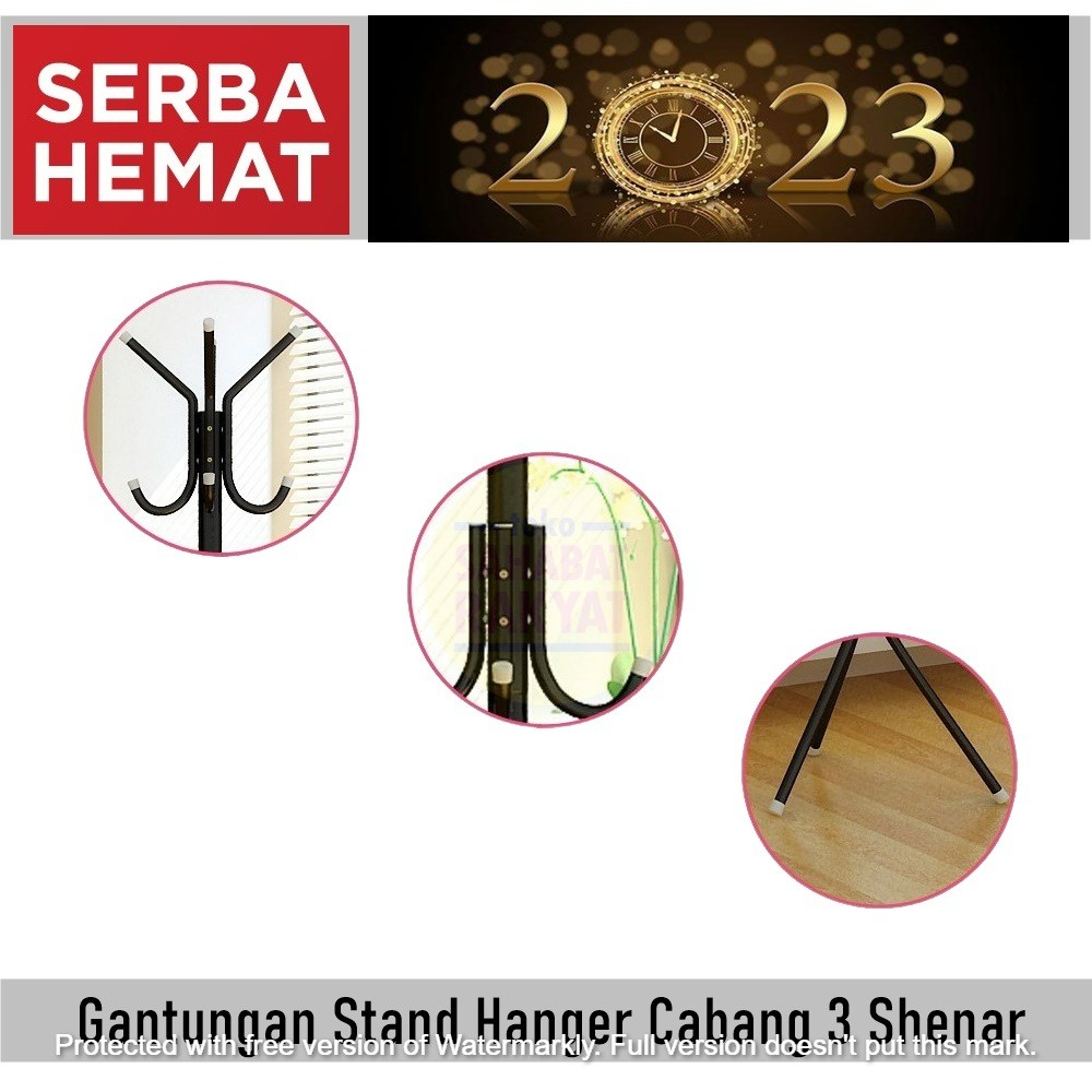 Hanger Stand Gantungan Baju 9 Cabang