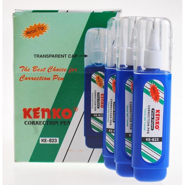 

TIPEX BOTOL UJUNG BESI KE-823/826 KENKO