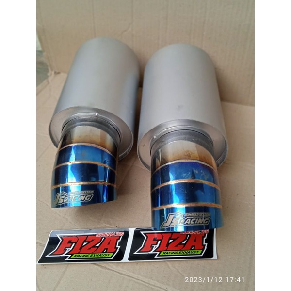 knalpot mobil racing termurah terlaris js racing blue bass gahar all mobil