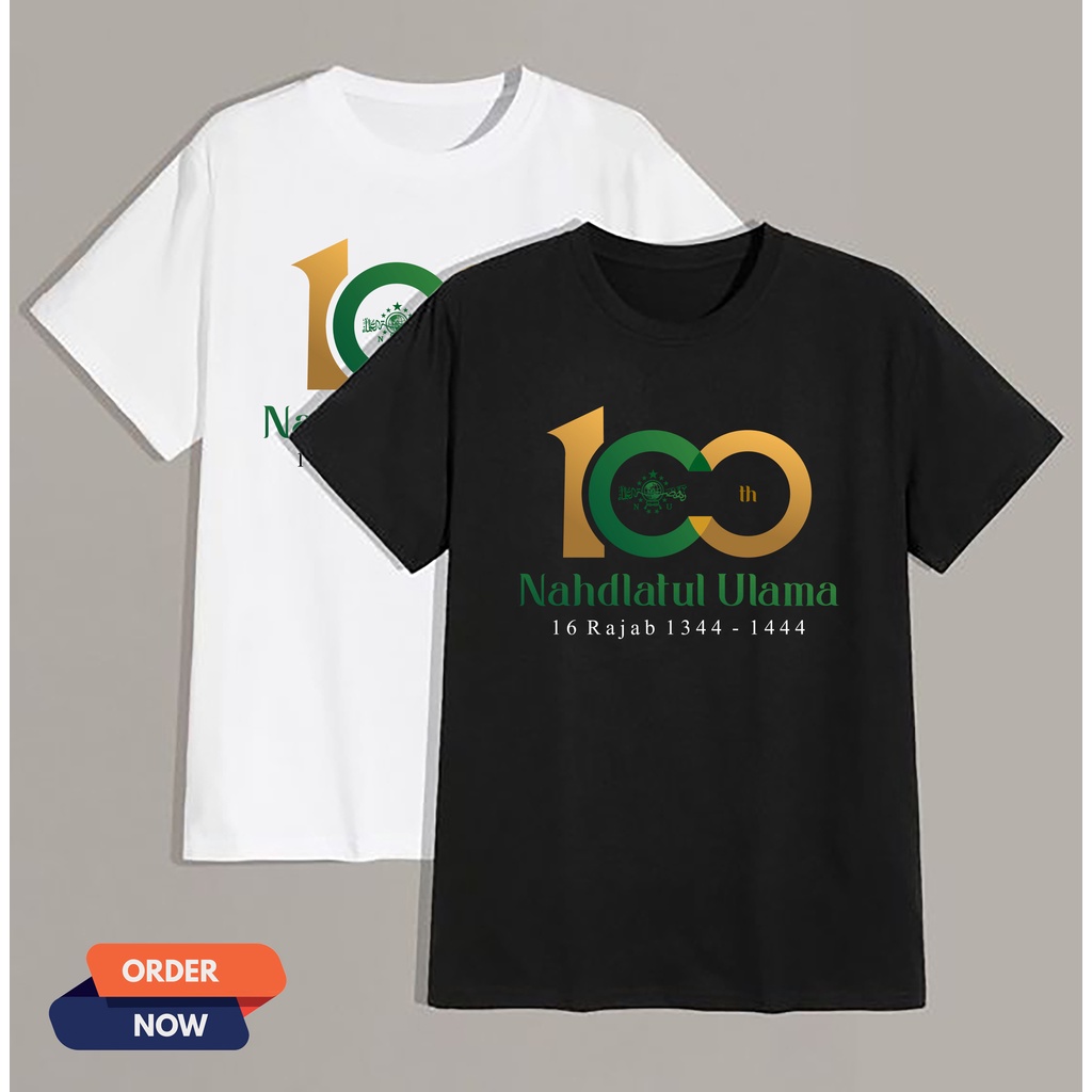KAOS 1 ABAD NAHDLATUL ULAMA NU / KAOS BAJU DAKWAH PRIA WANITA INDONESIA / T-SHIRT DISTRO